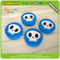 Kids cool 2D skull shaped tpr eraser