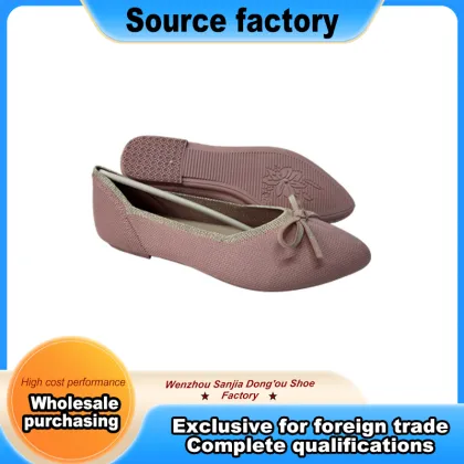 Pointed Toe Fairy Knit Shoes