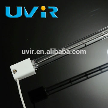 Halogen infrared single tube short wave white reflector fast start heating lamp