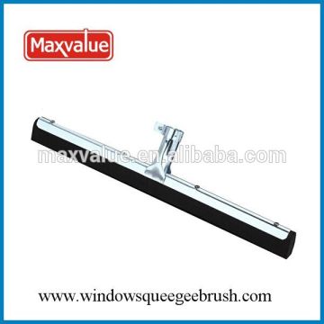 zinc coated nickle metal steel floor squeegee with rubber blade
