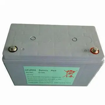 LiFePO4 Battery Pack with 12.8V Nominal Voltage