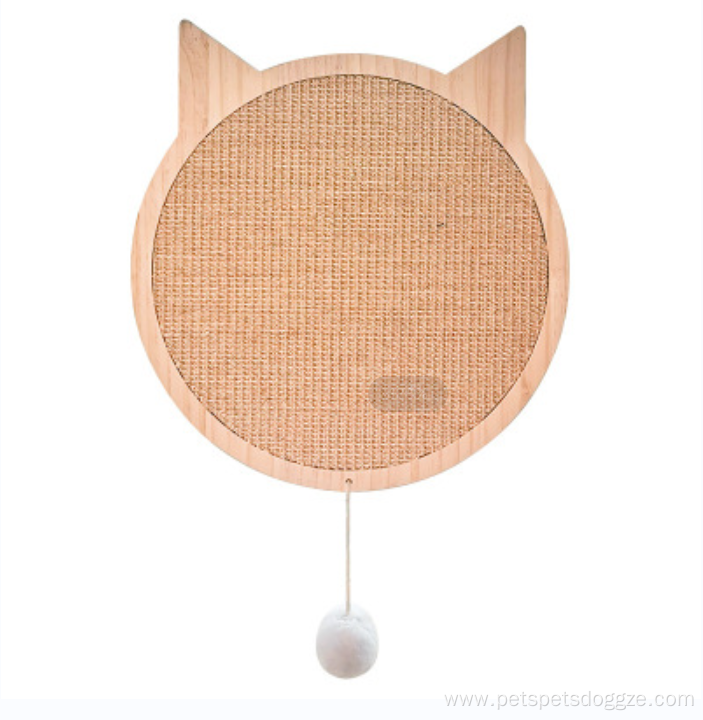 wood cat scratching board with fixed suction cup