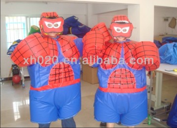 Commercial spideman sumo wrestling suits for sale