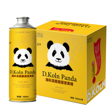 D. Koln Craft Original Beer 1000ml× 6 Canned Extra Strong 4%Vol Alcoholic Craft Malt Beer