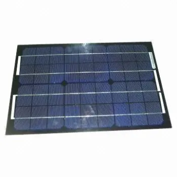 16W Mono Black Solar Panel, Sized 430 x 280mm