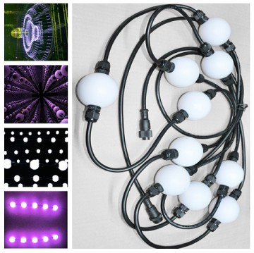 50mm SMD5050 DMX 3d sphere ball