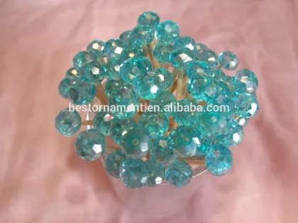 Blue Turquoise Crystal Toothpicks