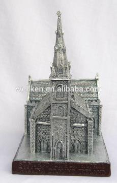 miniatured Irish church buidling models