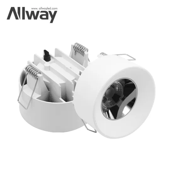 High-Efficiency 12W LED Spotlight: Minimalist, Dimmable, Anti-Glare Design for Indoor Residential and Hotel Lighting