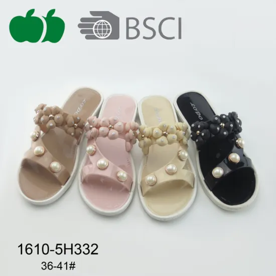 Fashion Design Summer Soft Women Pcu Slipper
