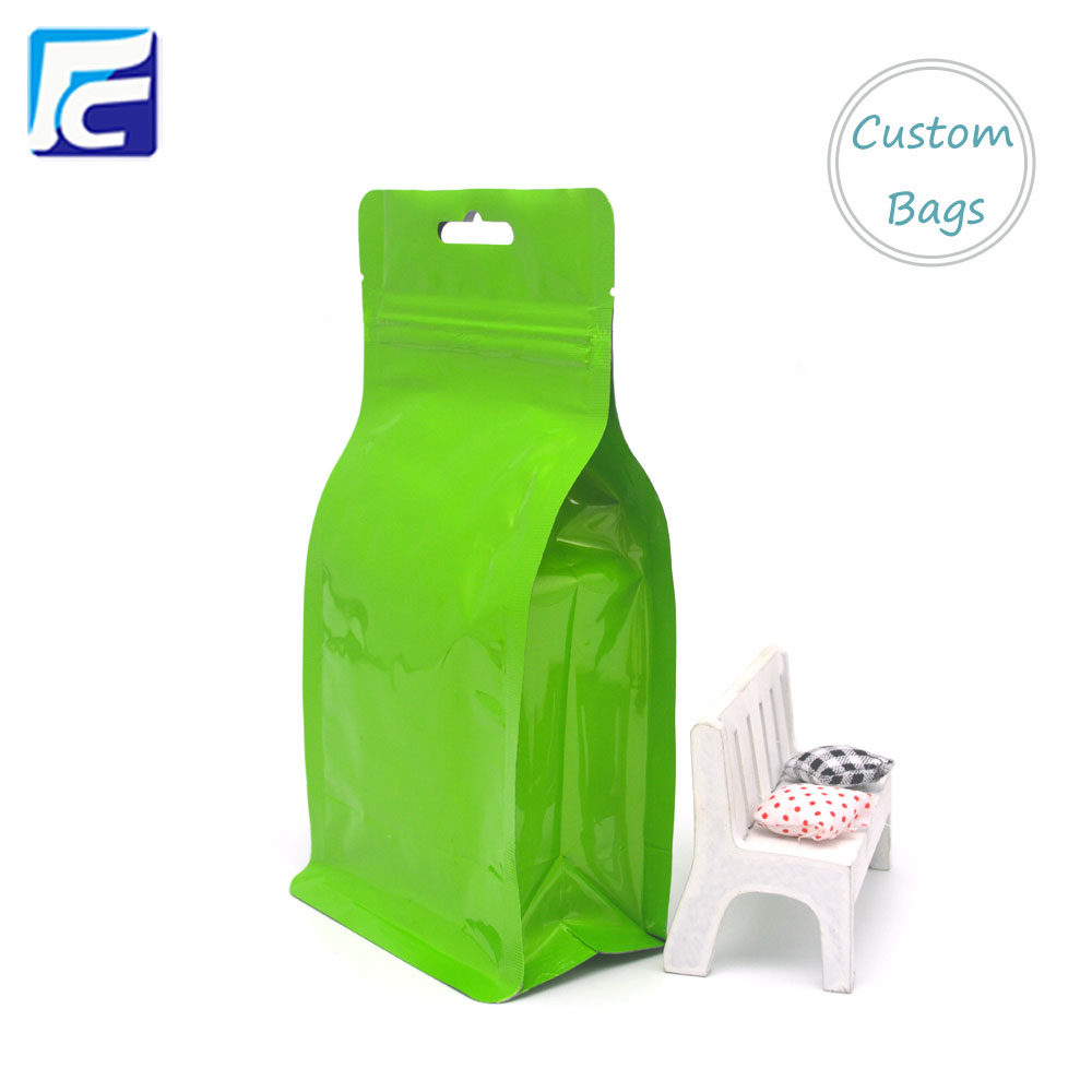 Flat Bottom Food Package Side Gusset Bag