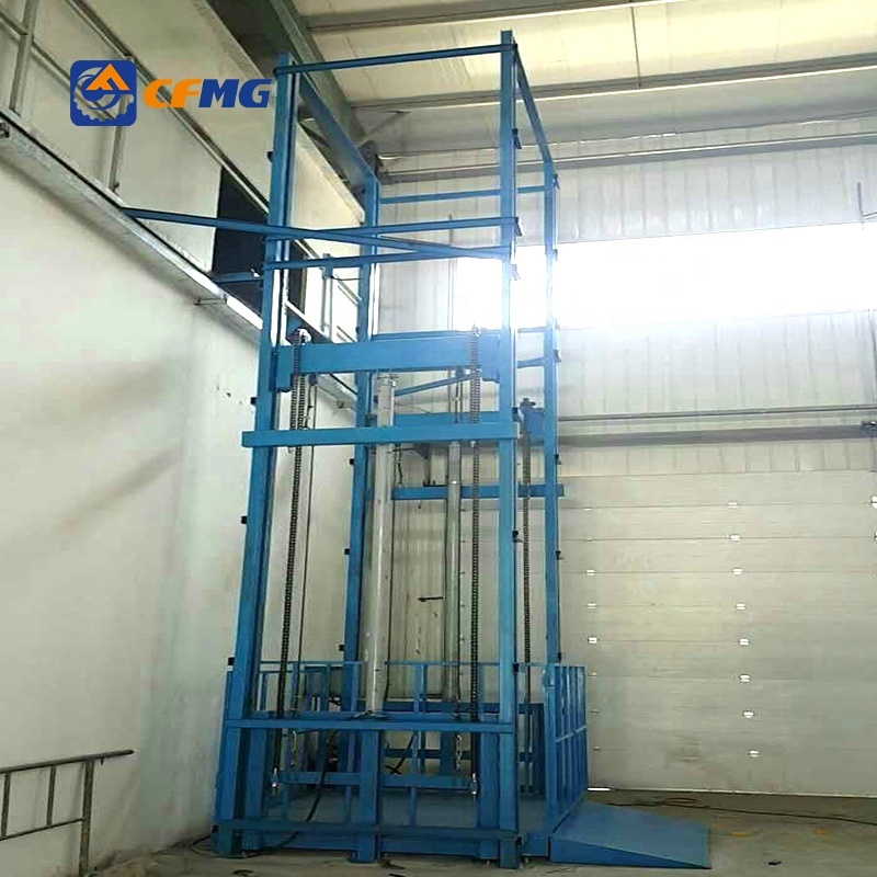 CFMG Outdoor Hydraulic Electric Vertical Freight Elevator for Industrial Warehouses