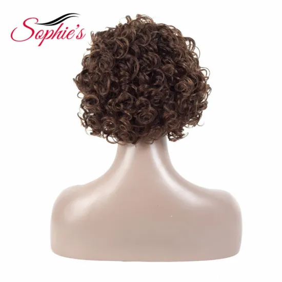 130% Short Human Hair Wigs With Baby Hair Pre-Plucked Hairline Malaysian Loose Deep Wave Non Remy Hair Wigs