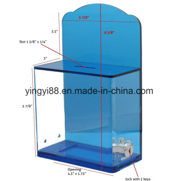 Best Selling Acrylic Plexiglass Money Box (YYB-09)