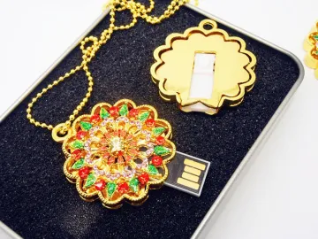 Hot!Promotional gift jewel flower usb flash disk