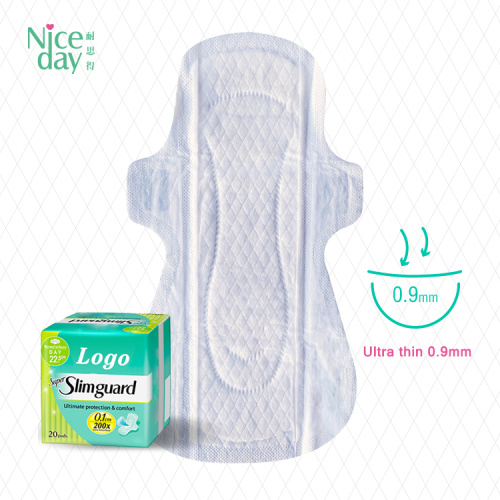 Super ultra slim dry night sanitary pad