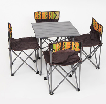 Portable Aluminum Alloy Folding Table and Chair Set for Outdoor Picnics