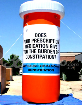 Inflatable Pill Bottle (BMIC342)