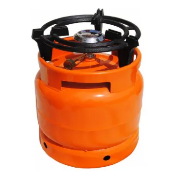 Enamel Cast Iron Cylinder Stand for Gas Stove Grate in Outdoor Camping