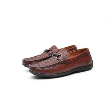 Mens loafer shoes cow leather