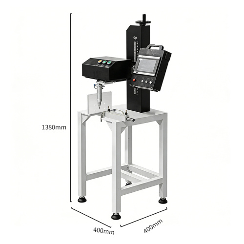 Máquina semiautomática de marcação por pontos de mesa Zixu com dispositivo de cilindro 140x80mm