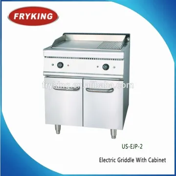Electric Griddle With Stainless steel Cabinet