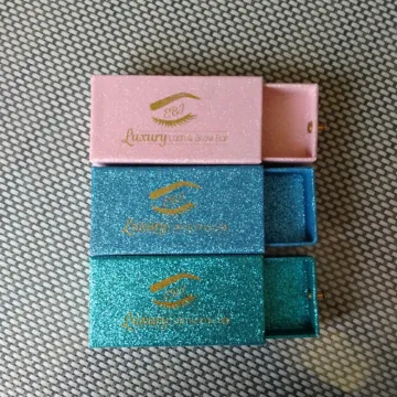 Custom eyelash packaging box private label