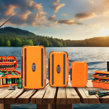 NEWMAJOR Waterproof Fishing Tackle Box - Double Deck Bait & Lure Storage