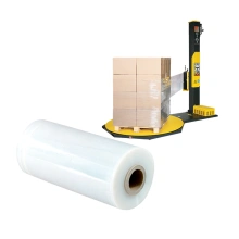 Buy Stretch Film Wrapping Machine For 100% Virgin Wood Pulp Jumbo Roll  Toilet Paper from Shandong Dyehome Intelligent Equipment Co., Ltd., China