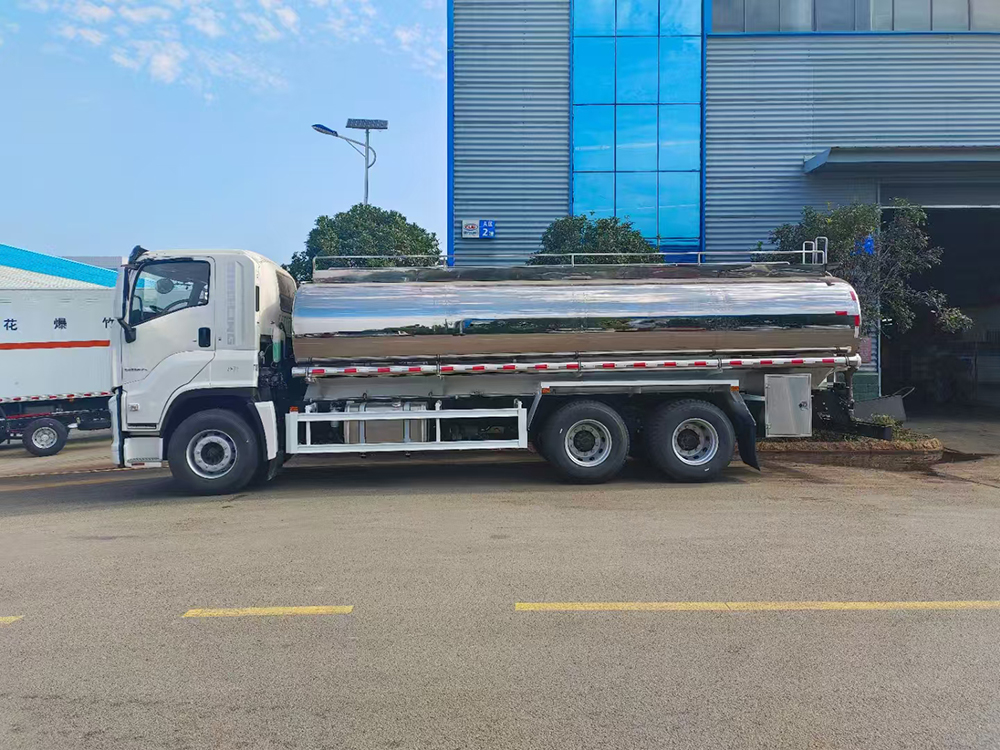 ISUZU Food Grade Stainless Steel Milk Tank Truck