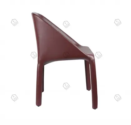 Wine color dining Manta chairs