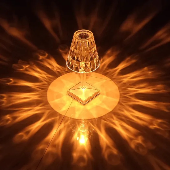 LED Wine Glass Crystal Table Lamp