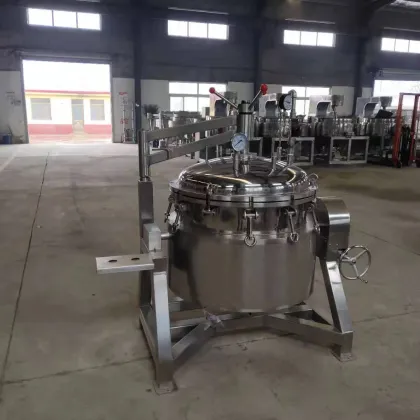 Industrial Jam Porridge Making Machine with High Density Pressure Cooker Pot