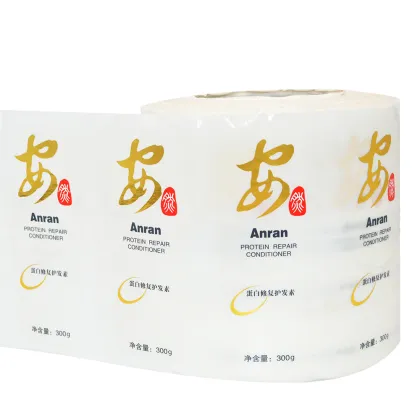 Shiny Plastic Adhesive Labels Cosmetics Labels