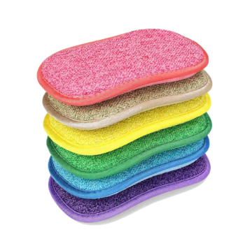 Microfiber Reusable Dish Sponge for Kitchen & Home Appliances Cleaning
