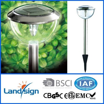 solar light factory with ISO9001 and BSCI certified solar garden table lamp