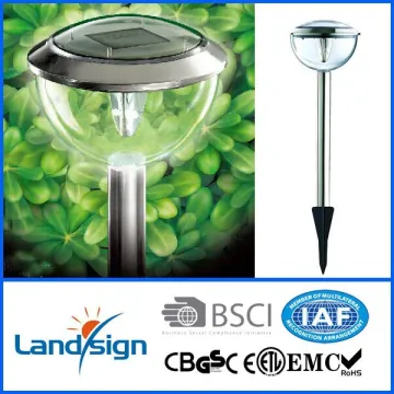 solar light factory with ISO9001 and BSCI certified solar garden table lamp