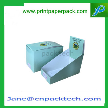 Custom Logo Printing Matte Lamination Rigid Cardboard Flat Pack Packaging Display Box