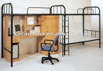 KE-19 2016 latest design school furniture Kaln furniture factory direct price OEM customized student dormitory bunk bed