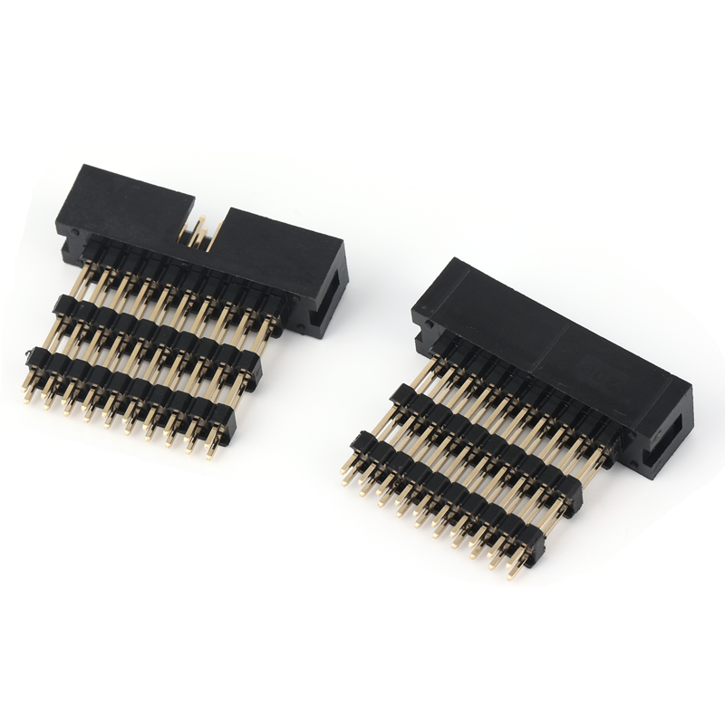Tipo de IDC de encabezado de eyector de tipo elevado de 2.54 mm