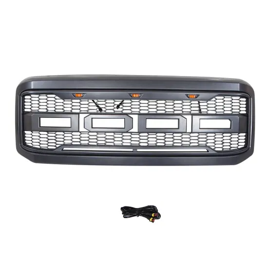 LED Amber Lights Grill Modification Kit for 2005-2007 Ford F-250 F-350 F-450 F-550