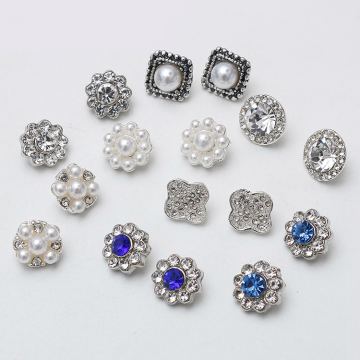 Wholesale Custom Decorative Buttons: Multicolor Shanks, Pearls, Sunflowers, Rhinestones, and Plastics