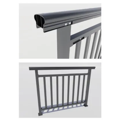 Aluminum Extruded Railing Aluminum Balcony Railing