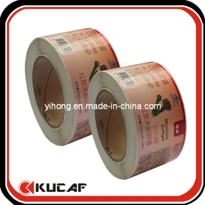 Paper Sticker Labels for Wine, Cosmetics Packaging