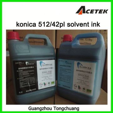 in stock vivid color konica solvent ink for solvent printer