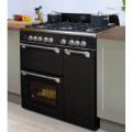 Black Triple Cavity Dual Fuel Range Cooker