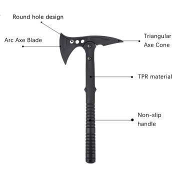 Traseiro tático tomahawk machado