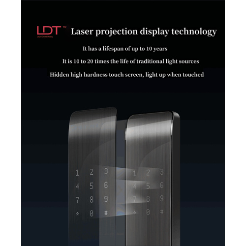 Slim Smart Door Schloss für Heimwohnungen