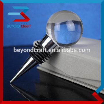 DIY Crystal Red Wine Bottle Stopper for Innovative Corporate Gifts