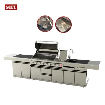 Wholesale Factory Price BBQ Grill Modular Outdoor Kitchen